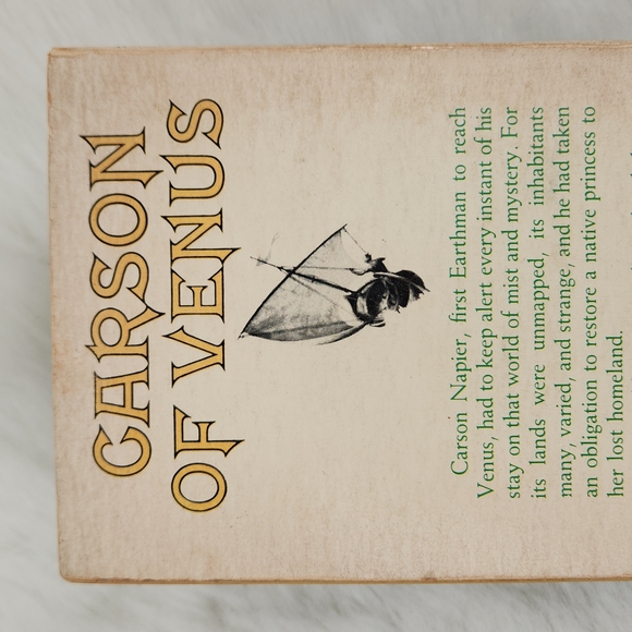 Edgar Rice Burroughs: Carson Of Venus, 1960s Ace Science Fiction Collection Pb - Picture 15 of 17